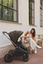 Lionelo, Mika Plus, wózek spacerowy, mocha mousse