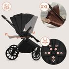 Lionelo, Mika Plus, wózek wielofunkcyjny 3w1, Black Onyx