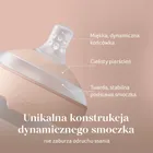 Lovi, Mammafeel, smoczek dynamiczny do karmienia, wolny przepływ, 3m+