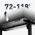 Mark Adler, Leader 7.3, biurko elektryczne, Black, 140 cm