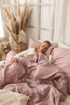 Matex, 3-częściowy komplet pościeli, adamaszek geometryczny, 200-220 cm