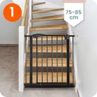 Nukido, barierka, bramka zabezpieczająca, czarna