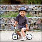 Nukido, rowerek biegowy dla dzieci, biało-zielony