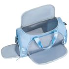 Peterson, torba podróżna z uchwytem na walizkę, błękitna