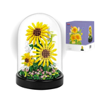 QBI, Słoneczniki na łące, klocki konstrukcyjne, 545 elementów