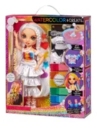 Rainbow High, Watercolor & Create Fashion Doll, Brown Eyes, lalka modowa