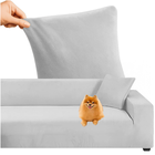 Ruhhy, pokrowiec na kanapę, jasnoszary, 145-185 cm