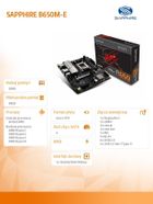 Sapphire Technology, płyta główna, B650M-E AM5, 2DDR5 mATX