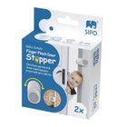 Sipo, zestaw blokad drzwi dla dzieci, regulowane ograniczniki, 2 szt.