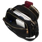 Torebka listonoszka, czarna, Peterson