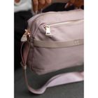 Torebka listonoszka, różowa, Peterson