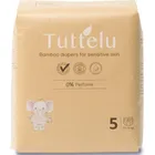 Tuttelu, bambusowe pieluszki jednorazowe, rozmiar 5, 10-14 kg, 20 szt.