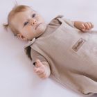 Zaffiro, Malaga, śpiworek do spania, muślinowy, TOG 1.5, beige, 0-6m