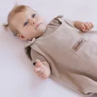 Zaffiro, Malaga, śpiworek do spania, muślinowy, TOG 1.5, beige, 6-12m