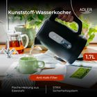 Adler, Strix, czajnik elektryczny, czarny, 1,7l