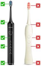 Berdsen, Sonica B5, szczoteczka soniczna do zębów, czarna