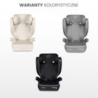 Caretero, Breezy, fotelik samochodowy 2w1, podstawka, grey, 100-150 cm