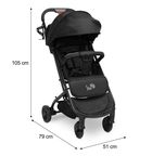 Caretero, Sfera, wózek spacerowy Black