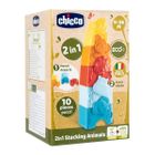 Chicco, ECO+, Układanka i wieża 2w1, zwierzątka