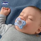Chicco, PhysioForma Dual Soft, smoczek uspokajający, silikonowy, niebieski, 2-6m, 2 szt.