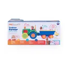 Dumel Discovery, Traktor Farmer, interaktywny pojazd rolniczy z przyczepą i figurkami zwierząt