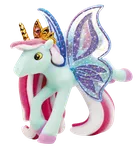 Galupy, Skrzydlate Jednorożce, brokatowa figurka z kryształkiem Swarovskiego, 1 szt.
