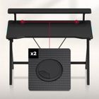 Huzaro, Hero 1.9, biurko gamingowe, RGB, 120 cm