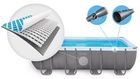 Intex, basen stelażowy z pompą filtrującą i akcesoriami, prostokątny, 549-274-132 cm, zestaw 10w1