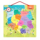 Janod, Mapa Polski, puzzle magnetyczne, 69 magnesów