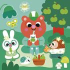 Janod, My arts & crafts, zestaw kreatywny, naklejki z filcu i magiczny pisak