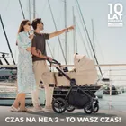 Kinderkraft, Bizuu, Nea 2, wózek wielofunkcyjny 2w1, Lunar Black