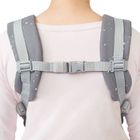 Kinderkraft, Huggy, nosidełko ergonomiczne, szare