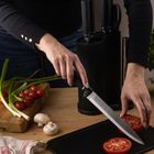 Klausberg, zestaw noży w stojaku z deską i chwytem na ręcznik, kb-7977