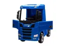 Lean Cars, auto na akumulator, Scania 500R HL698 4-4, niebieskie