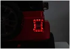 Lean Cars, Jeep Rubicon, pojazd na akumulator 4-4, DK-JWR556 4-200W 24V, czerwony