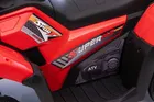 Lean Cars, quad, pojazd na akumulator, czerwony