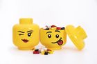 LEGO, mała głowa, dziewczynka, pojemnik do przechowywania
