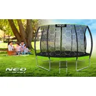 Neo-Sport, trampolina ogrodowa profilowana z siatką wewnętrzną, 14ft/435 cm