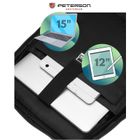 Peterson, plecak podróżny, czarny