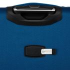 Peterson, walizka kabinowa, mała, niebiesko-czerwona, 58 cm