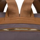 Plecak miejski, szary, skóra ekologiczna, Peterson