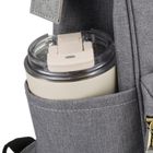 Plecak na latopa, szary, Peterson