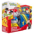 Pokemon, Clip 'N' Go Bandolier Set, Pikachu, pas trenera, zestaw z torbą i figurką