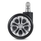 Sofotel, kółka gumowane do foteli, czarne, 5 szt.