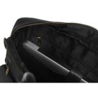 Torba na laptopa, czarna, skórzana, 13,3", Peterson