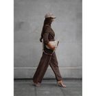 Torebka listonoszka, beżowa, Peterson