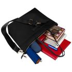 Torebka shopper, czarna, Peterson