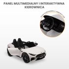 Toyz, Mercedes SL63, pojazd na akumulator, white