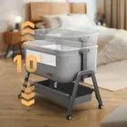 Tulano, Dream 50, łóżeczko dostawne, lighte-grey