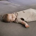 Zaffiro, Malaga, śpiworek do spania, muślinowy, TOG 1.5, beige, 6-12m